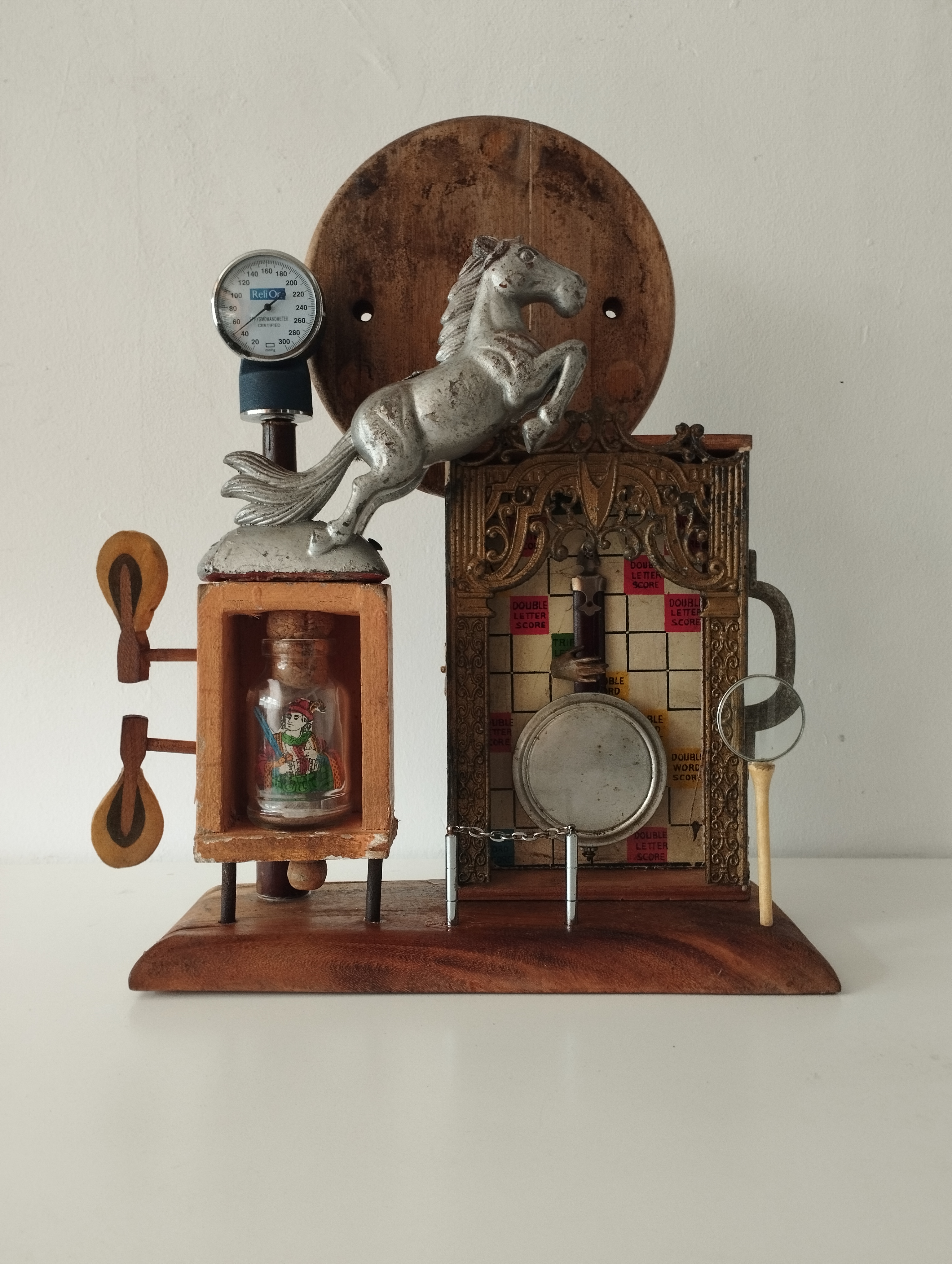 Charging Station assemblage by Glenn Martinez
