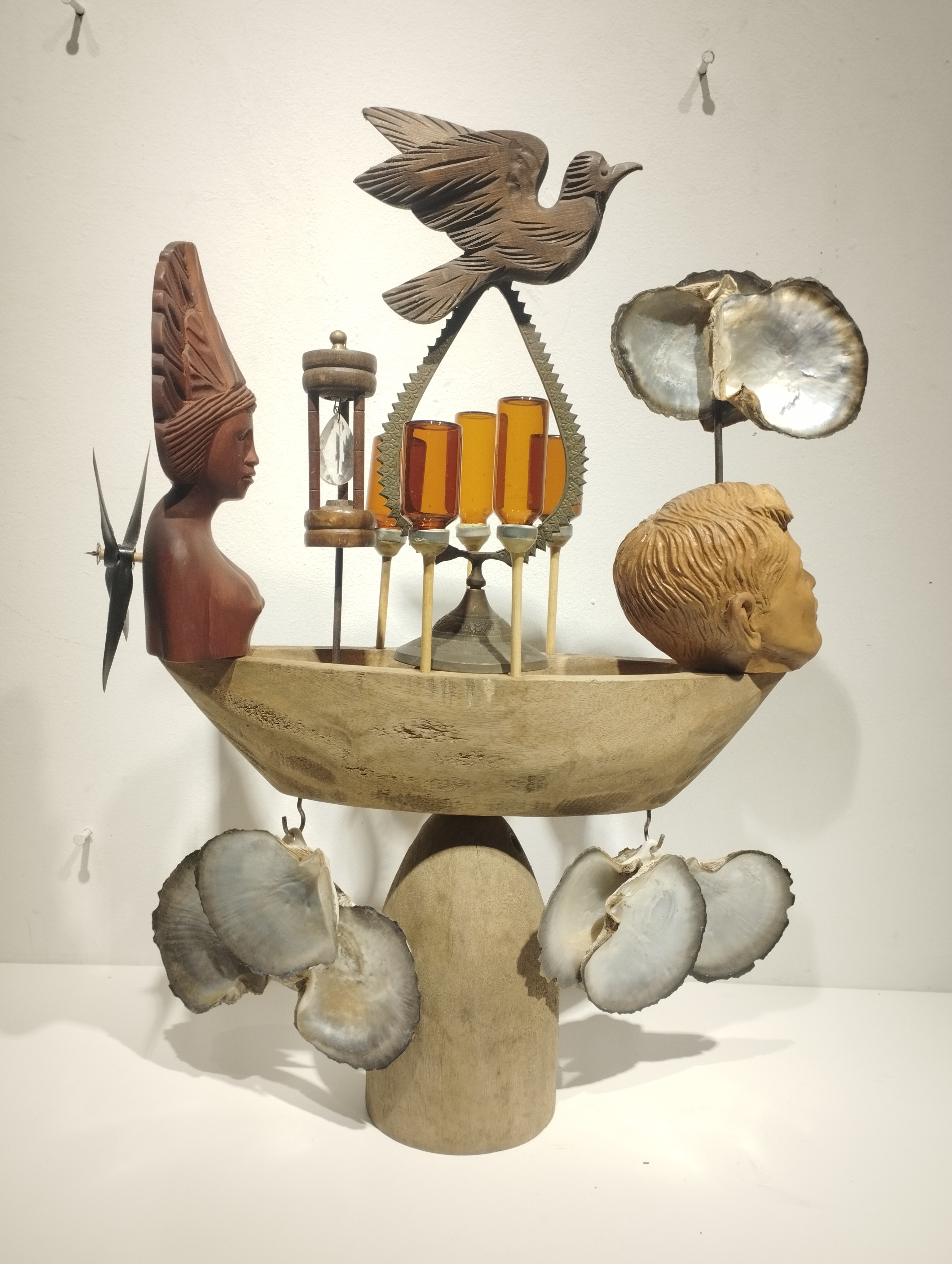 Guardians of the Sea assemblage by Glenn Martinez